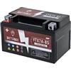 Battanux YTX7A-BS Battery & Motorcycle Battery, Sigillata SLA/AGM 12V7Ah ATV/UTV/Snowmoble/Moto batteria senza manutenzione & senza attrezzi per l'installazione