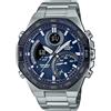 Casio Edificio | quadrante blu | bracciale in acciaio inossidabile ECB-950DB-2AEF