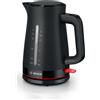 Bosch Bollitore Elettrico Acqua Capacità 1,7 Litri Potenza 2400 Watt colore Nero - TWK3M123