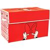 Paladone Scatola Portaoggetti Minnie Mouse Grande Contenitore Organizzatore Ufficiale Disney, Scatola in Tessuto per Giocattoli Bambini
