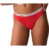Calvin Klein Donna Perizoma Brazilian con Fascia con Logo, Rosa (Punch Pink), S