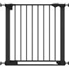 Safetots Cancelletto SafeStep, Nero, 75cm - 82cm, Passaggio Extra Basso, Cancelletto Extra Largo per Scale, Corridoi e Porte, per Bambini e Neonati, Installazione Facile