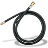 SKS GERMANY tubo con nipplo in ottone (SV) per RENNKOMPRESSOR, tubo per bicicletta, accessori e ricambi (tubo per pompa compatibile GERMANY RENNKOMPRESSOR, filettatura: M 8 x 0.75), Nero