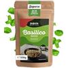 Monte Nativo Basilico essiccato Monte Nativo (250g) - Spezie delicatamente essiccate - Basilico essiccato ideale per la Cucina, la Pizza e la Pasta - Sapore e aroma freschi per i vostri Piatti preferiti