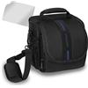PEDEA Essex - Custodia per fotocamera DSLR con pellicola protettiva per Olympus E-M5 Mark II Pen E-PL8 E-PL9 / Canon EOS M50 / Nikon D5600 D7500 / Panasonic G9 G70 G81 GX8 / Fujifilm X-T3 X-T100, M