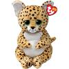 Ty Beanie Bellies - Lloyd il Ghepardo con gli Occhioni Azzurri Glitter, gli Animaletti di Peluche con il Pancino Morbido Originali 30 Cm - T43201