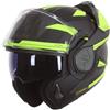 LS2, Casco Moto Modulare ADVANT REVO Black H-V Yellow, XS