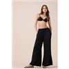 Calzedonia Pantaloni A Palazzo Lucidi Nero