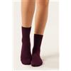 Calzedonia Calzini A Costine Con Cashmere Bordeaux