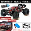 4WD 1:16 80KM/H Super Brushless 50KM/H Spazzolato RC Auto 4X4 off Road Telecoman