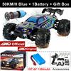 4WD 1:16 80KM/H Super Brushless 50KM/H Spazzolato RC Auto 4X4 off Road Telecoman