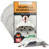 Proxinova Trappole Scarafaggi E Blatte Da Interno Per Monitoraggio Anti Infestazione - 12 Trappole per Scarafaggi In Casa Contro le Blatte con Esca Naturale Adesiva Fino A 12 Settimane Biocide Free