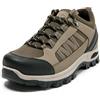 JOMIX Scarpe Trekking Uomo Outdoor Hiking Scarpe da Montagna Escursionismo Comode Antiscivolo Leggere Resistenti per Campeggio Passeggiate e Viaggio MOS255034 Nero 43