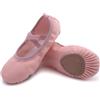 Uniuni Scarpette Danza Classica Bambina Tela Scarpe da Balletto Donna Mezza Punta Ginnastica Scarpe Ragazze Suola in Cuoio Ballo Pantofole Nero 33