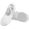 Uniuni Scarpe Danza Bambina Elastic Scarpette Danza Classica Donna Mezze Punte Ginnastica Scarpe Ballerina Suola Divisa Ballo Pantofole Rosa 32