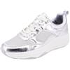 JOMIX Sneakers Donna Scarpe Sportive Running Ginnastica Corsa Camminata Leggere Traspiranti Casual Palestra Trekking Trail Basket Outdoor WSC250532 (Argento,36)