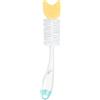 NUK 2 in 1 Scovolino morbido per biberon con spugnetta | Scovolino per biberon e tettarelle | Colori assortiti