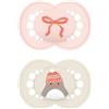 MAM Original Winter Limited Edition Succhietto 16+ mesi, Set da 2, Rosa