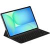 Samsung Book Cover Keyboard Slim Custodia per tablet con tastiera per Galaxy Tab S10 FE+, Nero
