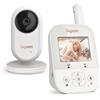Gigaset BABY 300 Video - Videocamera con audio bidirezionale-Trasmissione sicura FHSS Tecnologia-Schermo LCD da 2,8"-Lunga durata della batteria-Luce notturna, Cream White/Warm Grey[Versione Italiana]