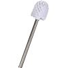 Wenko 16756100 Scopino WC con Manico di Acciaio Inossidabile per Set di Scopino, Materiale Plastico, 8 x 35 x 8 cm, Bianco