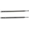 cyclingcolors 2x Guide cassetto tastiera a sfere a estensione parziale computer binari scorrevoli mobile porta Vassoio scrivania, lunghezza 342mm, 10kg
