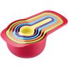 Westmark Set di 6 misurini, Dosi: 7,5/15/60/85/125/250 ml, Plastica, Senza BPA, Matroschka, Vari colori, 30582270