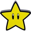 Paladone Luce Super Mario Super Star Lampada Nintendo Ufficiale, Decorazione per Camera