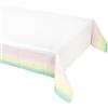 Talking Tables Tovaglia USA e Getta in Carta Pastello, Perfetta per Baby Shower, Primo Compleanno e Festa di Compleanno a Tema Unicorno, 180 x 120 cm
