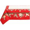 THUN, Tovaglia 12 Posti in 100% Cotone, Collezione Sorprese di Natale, Set per Casa e Cucina, Idea Regalo per Natale, 140 x 250 cm