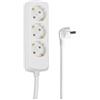 HAMA Presa Multipla a 3 Vie Schuko, Bianco