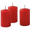 Cereria Di Giorgio - 12 Candele Cero - Durata 12 ore - Rosso