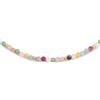 SINGULARU - Collana Altea Colors. Acciaio con Finitura Placcata Oro 18Kt. Collana con Pietre Naturali. Lunghezza di 35 cm + 5 cm. Gioielli da Donna