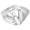 Uno de 50 UNOde50 anello da donna, in argento Sterling 925, misura 21, 19.02 mm, lega di metallo, gioielli fatti a mano