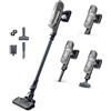 Rowenta X-Pert 6.60 Allergy, Aspirapolvere Senza Fili Potente, Scopa Elettrica Senza Fili con Contenitore Polvere da 0,55 L Facile da Pulire, Autonomia Fino a 45 Min, 100 W, Blu e Grigio, RH6836