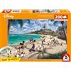 Schmidt Spiele 56559 Thomas Kinkade, Disney, Topolino e Minnie, in Florida, Puzzle da 200 pezzi