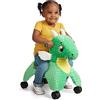 Radio Flyer Jade il Drago Magico con luci e suoni interattivi, giocattolo tattile cavalcabile verde, per bambini da 1 a 3 anni