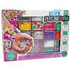 Nice Group - Perline ABC 1500 - Perline Colorate per Braccialetti con Lettere, Stelle, Cuori, Perle