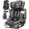 KIDIZ Seggiolino auto Triangle Premium per bambini, seggiolino auto | 9 kg - 36 kg 1-12 anni | gruppo 1/2/3 | universale | omologato secondo ECE R129/03