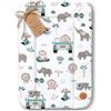 Totsy Baby Fasciatoio neonato 70 x 50 cm - materassino portatile universale lavabile e impermeabile su cassettiera lavatrice e tavolo cuscino da viaggio tappetino materasso Oeko-Tex Africa