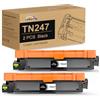 colorfly TN247 TN243 Cartucce di toner Compatibile per Brother TN 247BK TN-247 TN-243 per DCP-L3550CDW MFC-L3730CDN MFC-L3750CDW HL-L3210CW HL-L3230CDW，2 Nero