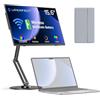 UPERFECT Monitor Portatile Wireless con Batteria 8000mAh, 15,6" Monitor Mobile 1080P 125% sRGB IPS Wireless con Custodia & Supporto Magnetico, per Laptop/Smartphone, Compatibile con AirPlay/Miracast