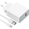 Jippofu Caricabatterie 67W USB C Caricatore Compatibile con Xiaomi 17 17T 15 14 13 Lite 12 12X 12S Ultra 11 Redmi Note 15 Pro 5G 14 13 12 11 POCO F5 F4 X6 X5 X4 GT M4 Alimentatore Adattatore Charger