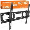 RICOO R07 Supporto TV da parete Staffa TV 40-100 pollici per 40 43 49 50 55 58 65 70 75 77 85 86 100 pollici inclinabile fino a 100 kg max VESA 600x400
