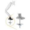 RICOO Accessori supporto monitor Z9311 Kit de montaggio Per foro tavolo o scrivania Passacavi Staffa schermo PC Braccio snodabile Porta schermi