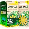 Udivita 30 Batterie per Apparecchi Acustici Misura 10 Udirmax Zinco-Aria PR70 Gialle Dynamic Sonar Technology 0% Mercurio Eco Pack - 3 Blister Ecologici da 10 Pile