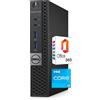 Dell PC Dell Optiplex 3040 Micro Intel I3-6100T RAM 8GB SDD 240GB W11 e OFFICE 365 FREE WiFi (ricondizionato)