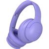 DOQAUS Cuffie Wireless Bluetooth,90 Ore Di Riproduzione,Cuffie Senza Filo Over Ear 3 Modalità EQ -Suono Stereo HiFi Microfono Incorporato,Cuffie Bluetooth senza fili per Telefono/PC,Viola brillante
