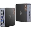 NiPoGi AM21 Mini PC ΑΜD Ryzen 7 8745HS(8C/16T, Max 4,9 GHz),16GB DDR5 4800MHz,1TB NVMe SSD(Max 4 TB),Double LAN/ 4K UHD Quattro Display (HDMI 2.1/DP 1.4/USB4) WiFi 6,BT 5.2 VESA Supportato