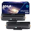 Hyggetech Toner 106A W1106A Compatibile con HP Laser 107w 107a 107r 135a MFP 137fwg 135wg 135w 137fnw - 2 Nero